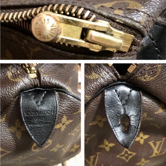 Authentic Louis Vuitton Monogram Speedy 35 Handbag 👜 - Picture 13 of 16